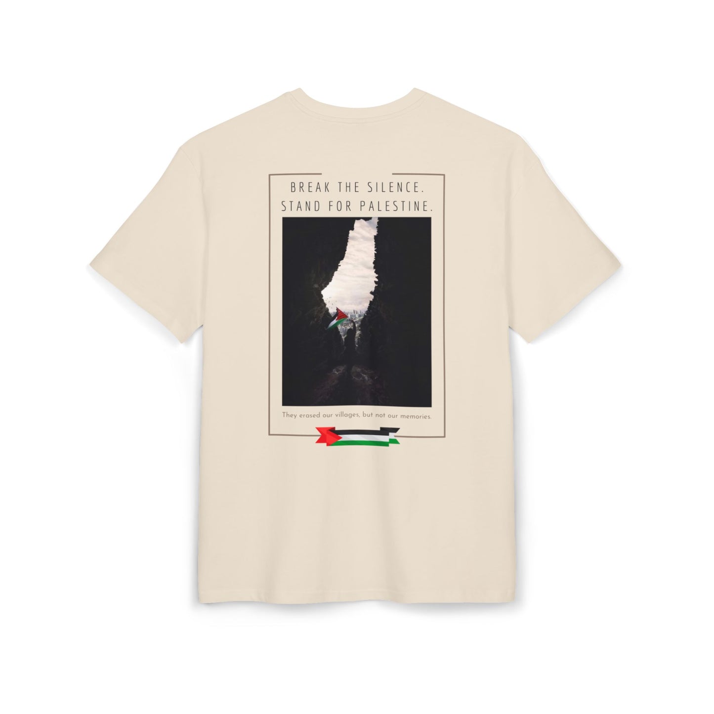 Stand For Palestine Unisex Heavy Oversize T-Shirt