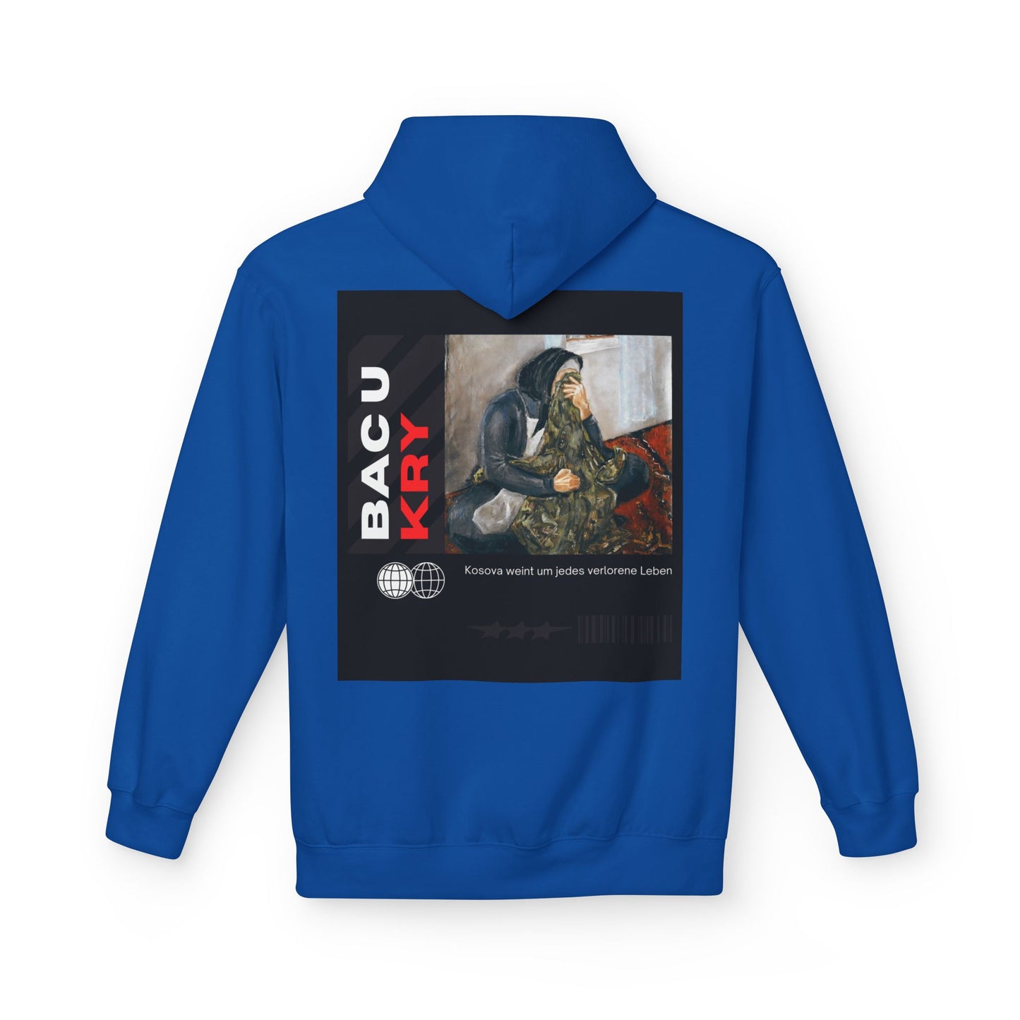 Bac U Kry Unisex Midweight Fleece Hoodie