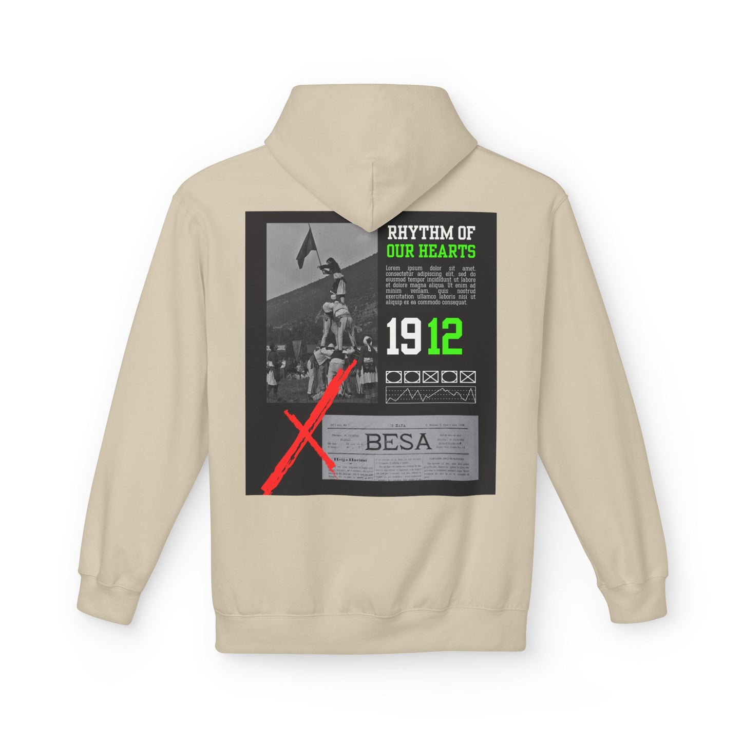 Albanian Day Unisex Midweight Fleece Hoodie
