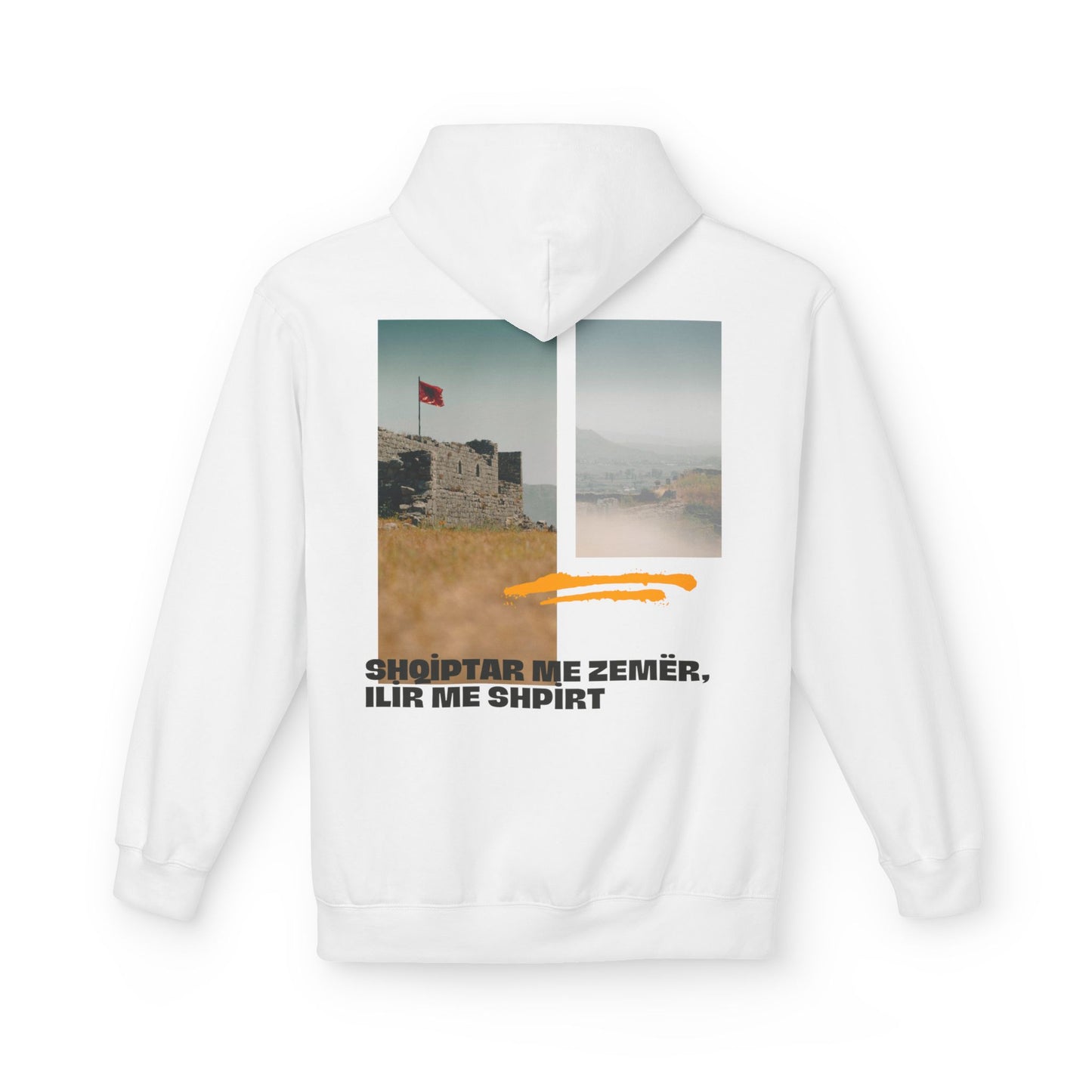 Albanian Land Unisex Midweight Fleece Hoodie