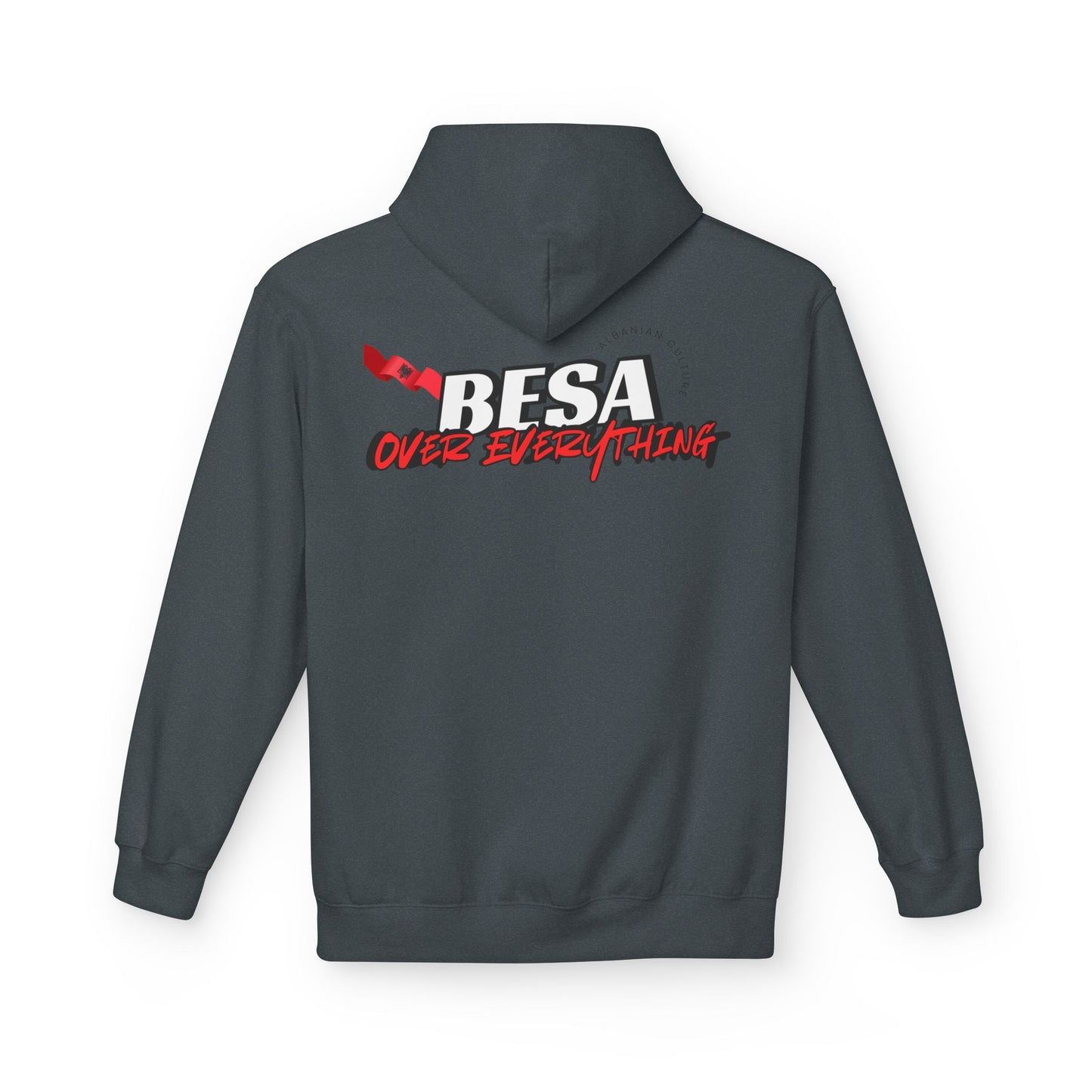 Besa Over Everything Unisex Midweight Fleece Hoodie