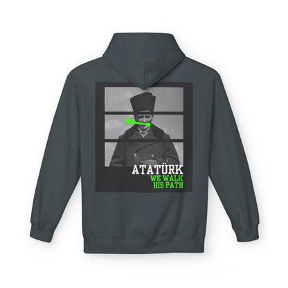 Atatürk Unisex Midweight Fleece Hoodie