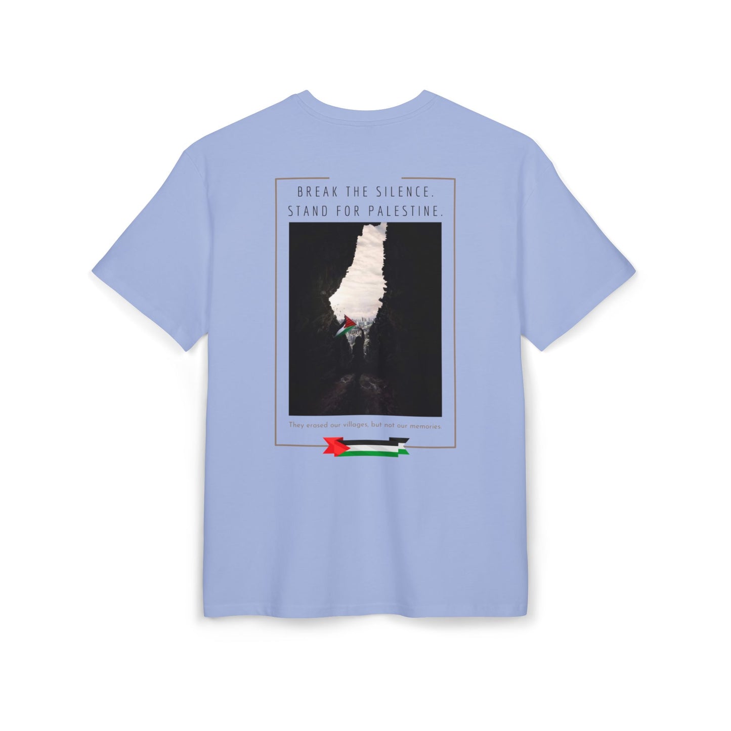 Stand For Palestine Unisex Heavy Oversize T-Shirt