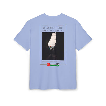 Stand For Palestine Unisex Heavy Oversize T-Shirt