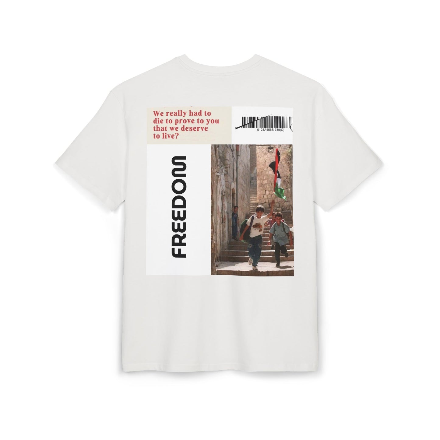 Palestine Freedom Unisex Heavy Oversize T-Shirt
