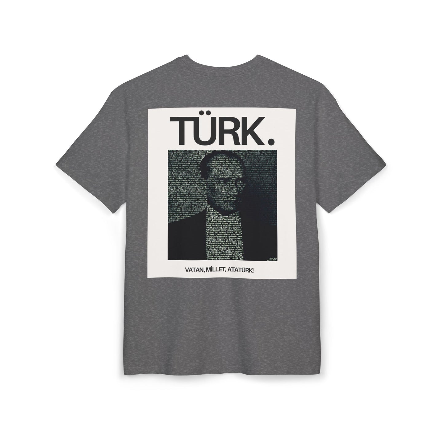 Ataturk Proud Turk Unisex Heavy Oversize T-Shirt