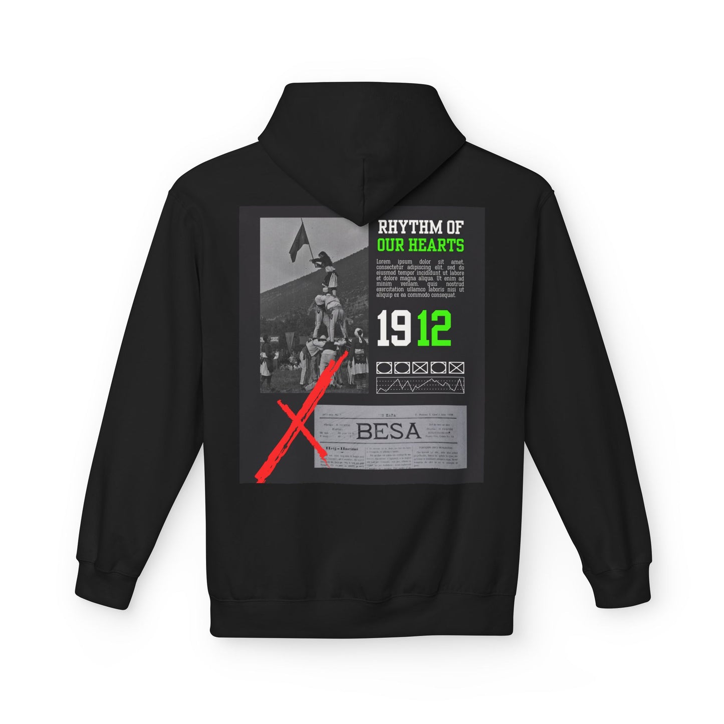 Albanian Day Unisex Midweight Fleece Hoodie