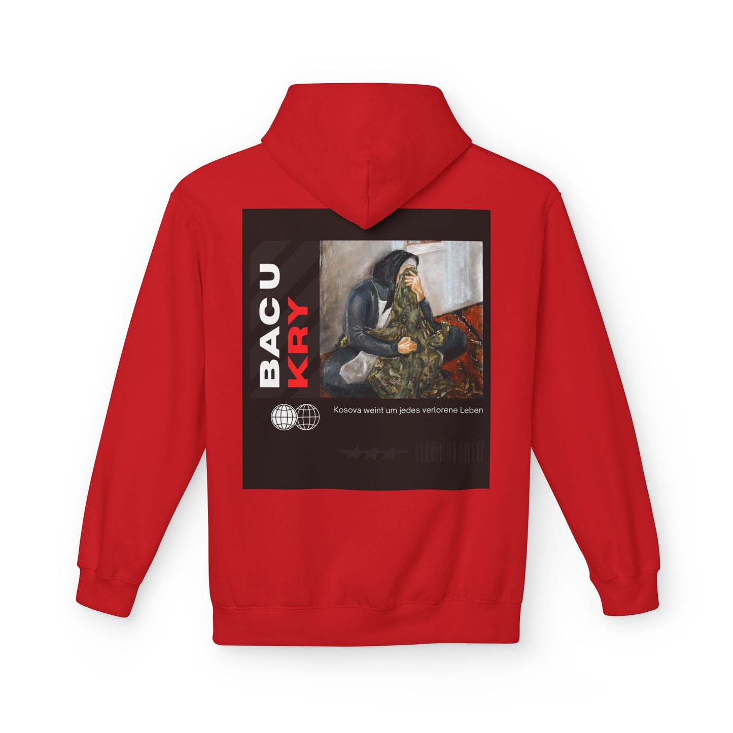 Bac U Kry Unisex Midweight Fleece Hoodie