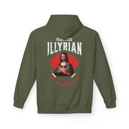 Illyrian Mona Lisa Unisex Midweight Fleece Hoodie