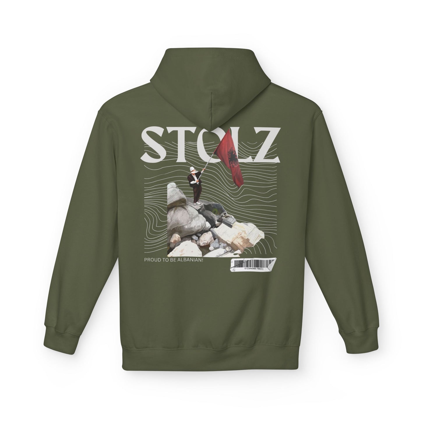 Stolz Albo Unisex Midweight Fleece Hoodie