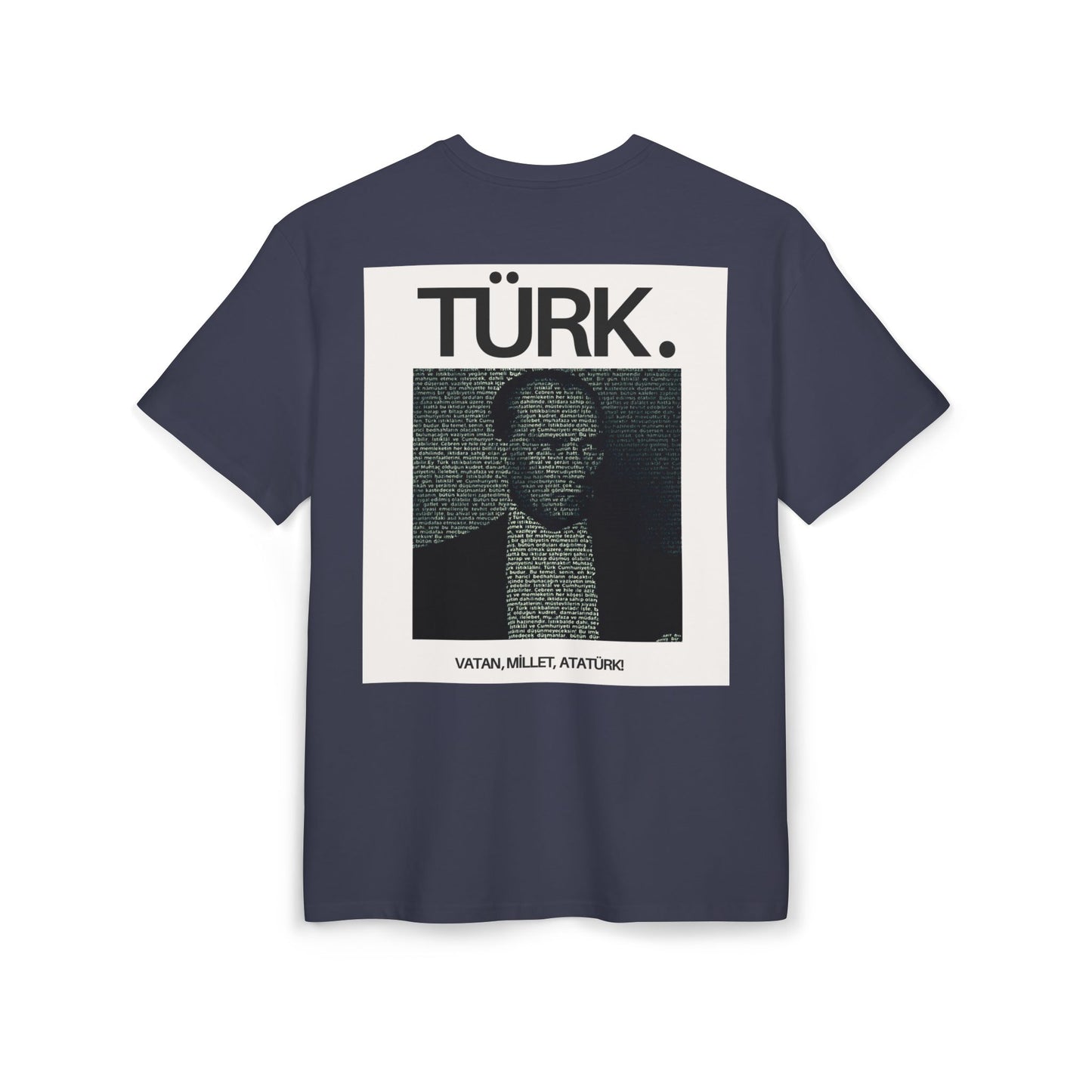 Ataturk Proud Turk Unisex Heavy Oversize T-Shirt