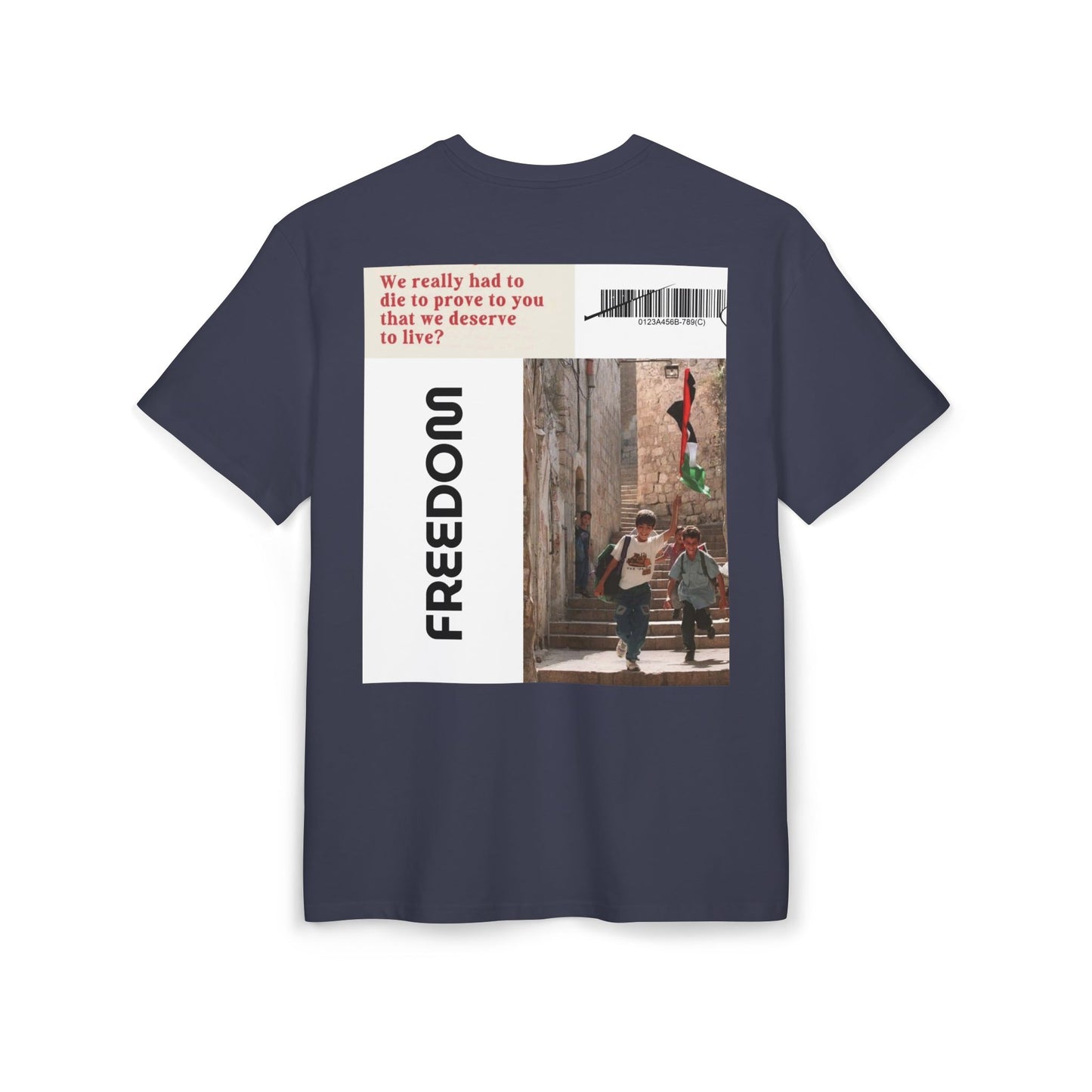 Palestine Freedom Unisex Heavy Oversize T-Shirt