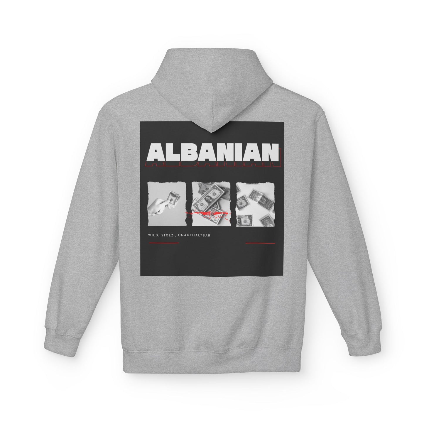 Albanian Money Unisex Midweight Fleece Hoodie
