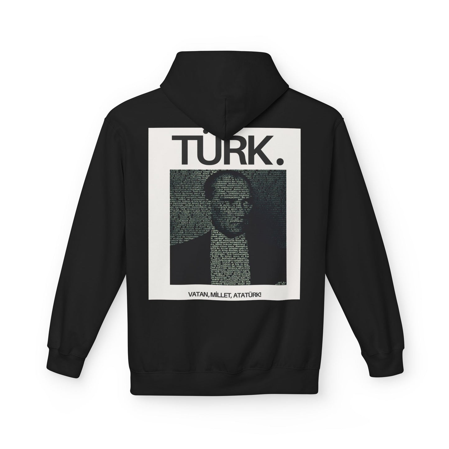Ataturk Proud Turk Unisex Midweight Fleece Hoodie