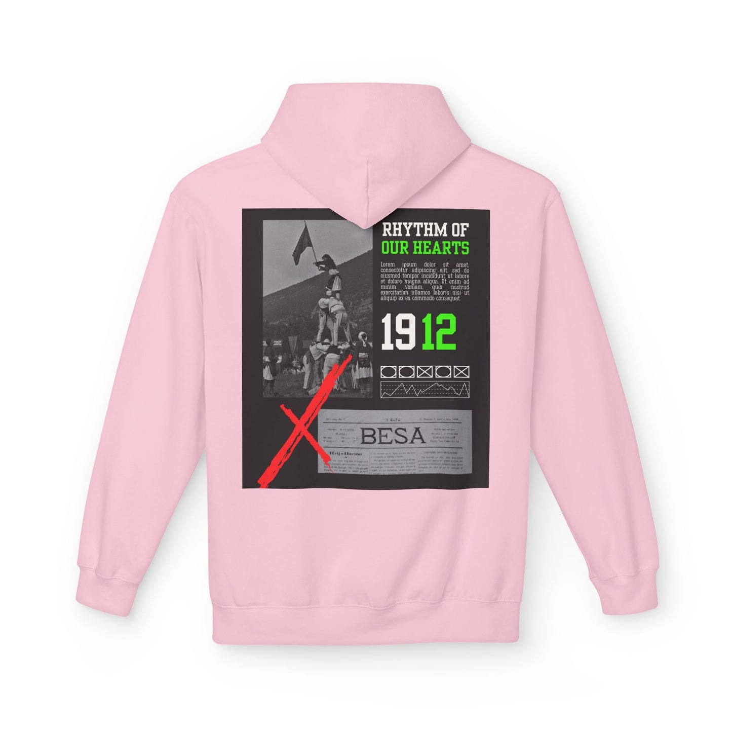 Albanian Day Unisex Midweight Fleece Hoodie