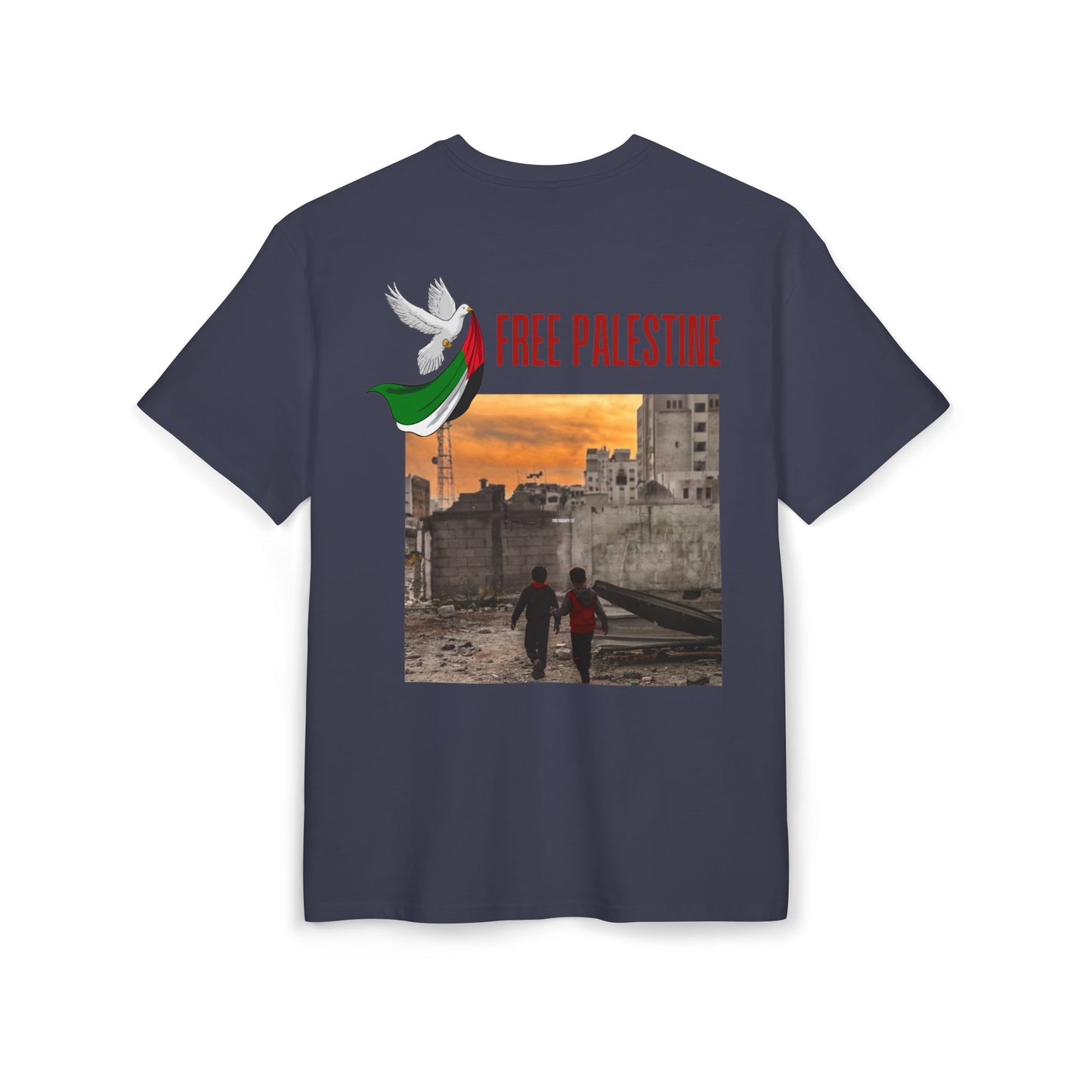 Free Palestine Unisex Heavy Oversize T-Shirt
