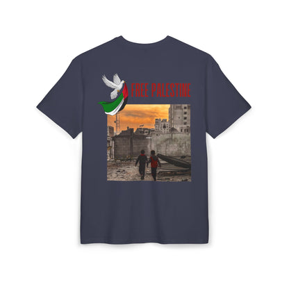Free Palestine Unisex Heavy Oversize T-Shirt