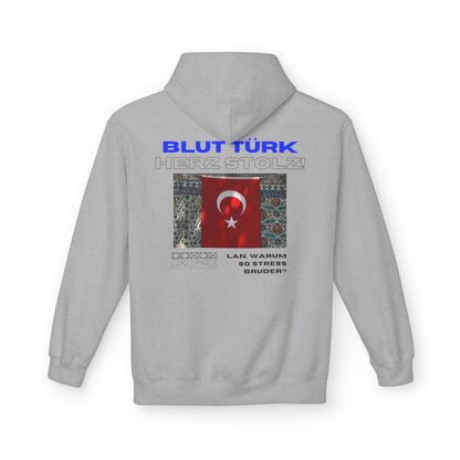 Blut Türk Unisex Midweight Fleece Hoodie