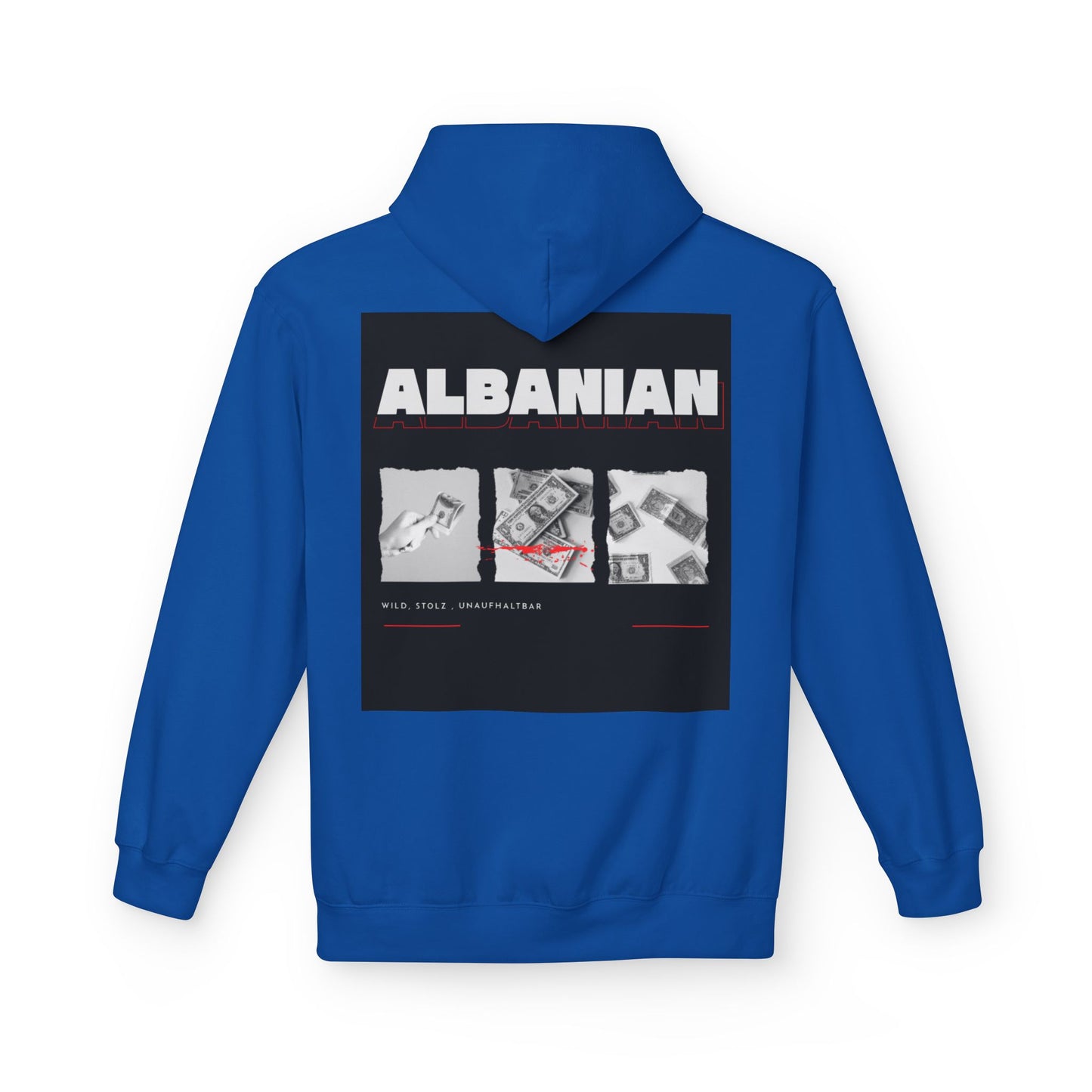 Albanian Money Unisex Midweight Fleece Hoodie